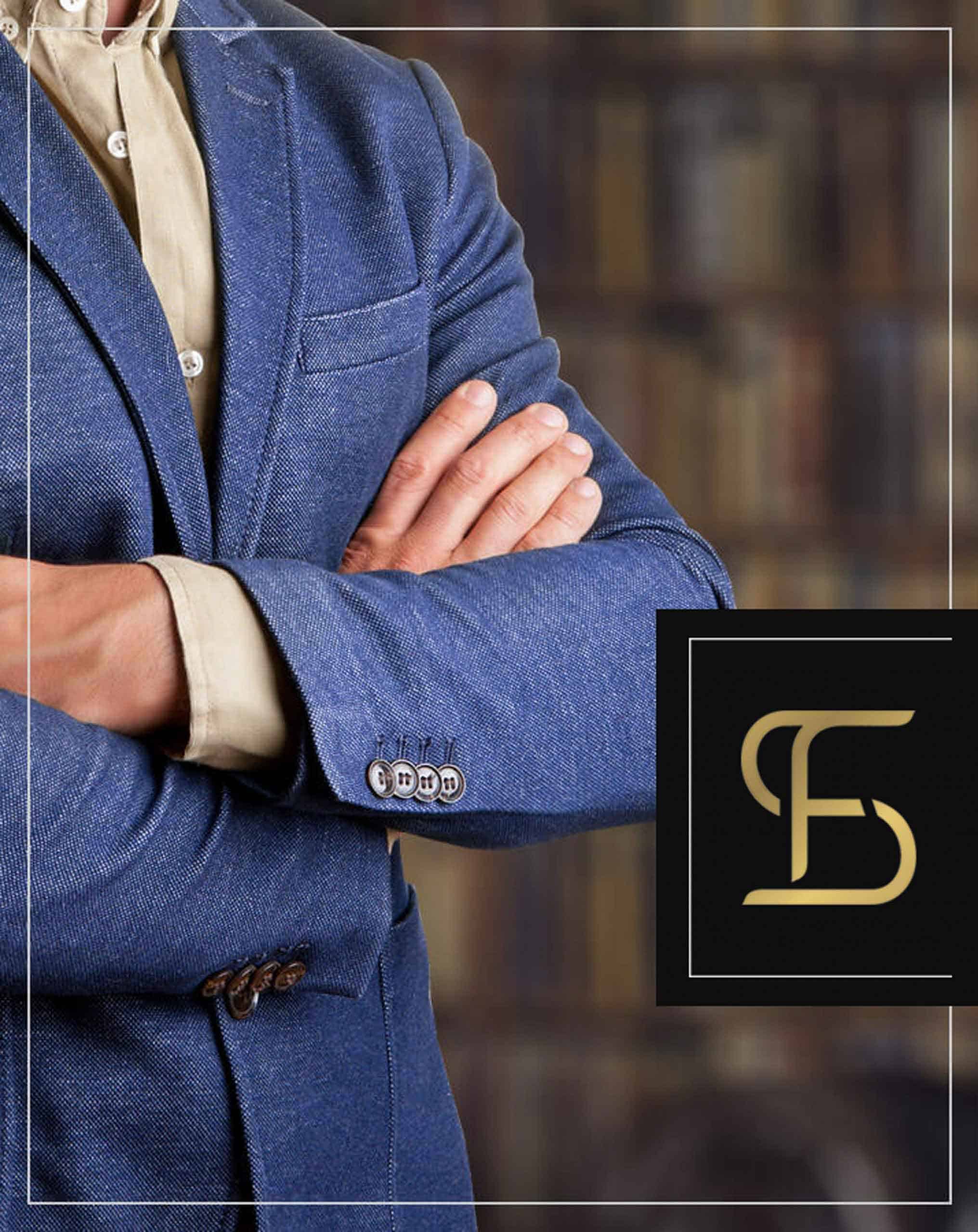 Chamar a atenção com o terno logo